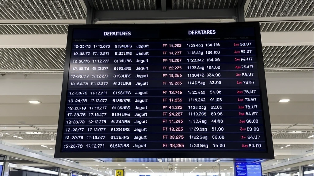 Modern airport departure board displaying multiple flights with LED display showing Philippine Airlines flight numbers, times, and status updates in Manila international airport terminal